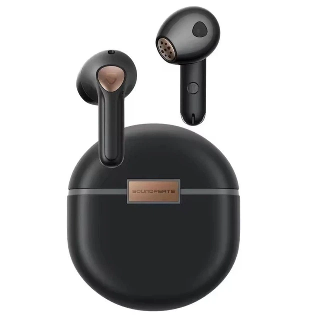 Наушники SoundPeats Air4 black беспроводные Bluetooth TWS вкладыши