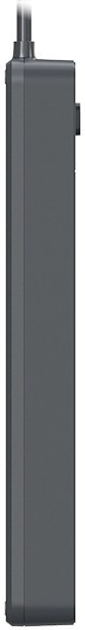 Listwa zasilająca Tracer Power Line+ 5 gniazd 3 m Graphite (TRALIS47024) - obraz 3