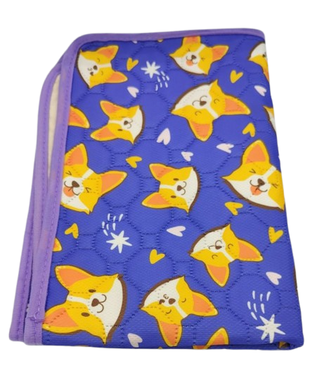 Многоразовая пеленка для детей Pelushka Cute Corgi, без противоскользящего покрытия, 40х60 см - изображение 3