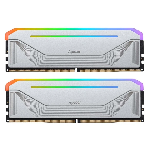 Модуль пам'яті DDR5 2x16GB/5200 Apacer NOX RGB Silver
