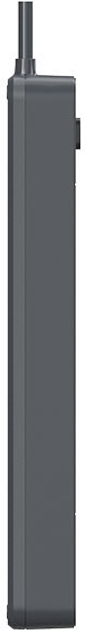 Listwa zasilająca Tracer Power Line+ Mobile Ready 4 gniazd 3 USB-A 1.5 m Graphite (TRALIS47027) - obraz 3