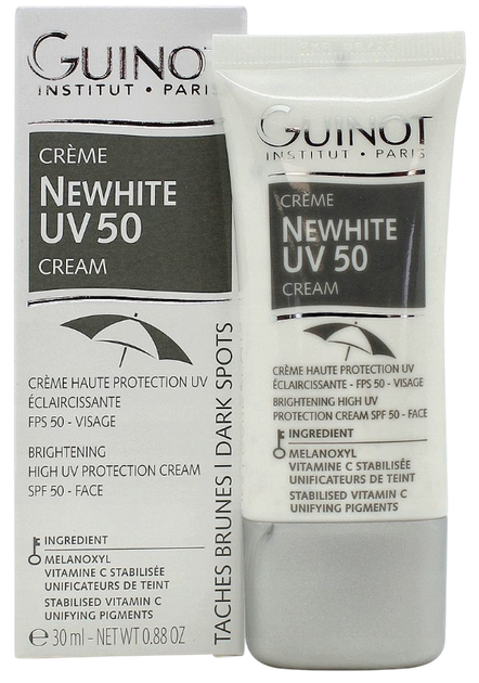 Крем для обличчя Guinot Newhite Brightening UV Захисний сонцезахисний денний SPF 50 30 мл (3500465063000) - зображення 2