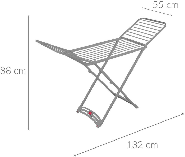 Suszarka do bielizny 5five Simply Smart Gimi rozkładana (8001244022850) - obraz 2