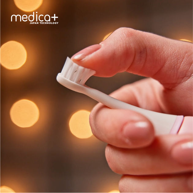 Звукова зубна щітка MEDICA+ KidsBrush 7.0 PINK (Японія) + Насадки (4 шт) - зображення 5