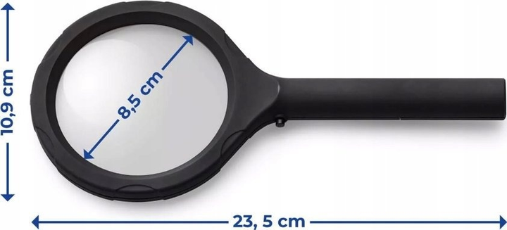 Універсальна лупа Maximex зі світлодіодним підсвічуванням 8.5 см (4260029366365) - зображення 4