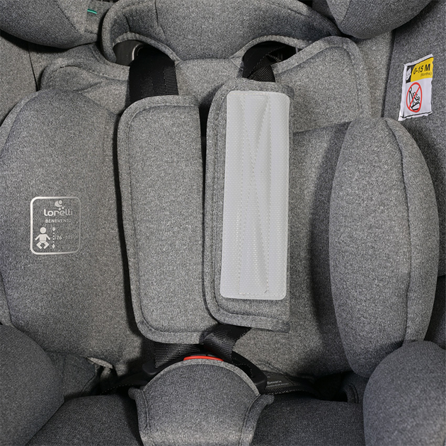 Автокресло детское Lorelli Benevento Isofix 9-36 kg Lemon Curry - изображение 6
