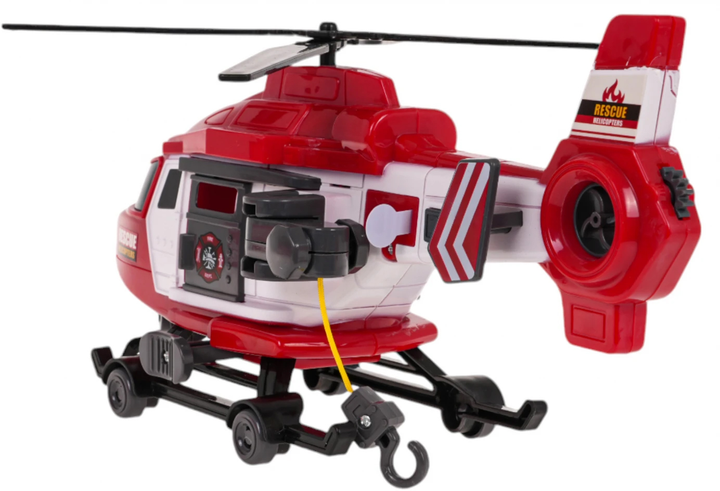 Гелікоптер Ramiz Rescue Helicopter 1:16 Пожежна бригада (5903864981162) - зображення 4