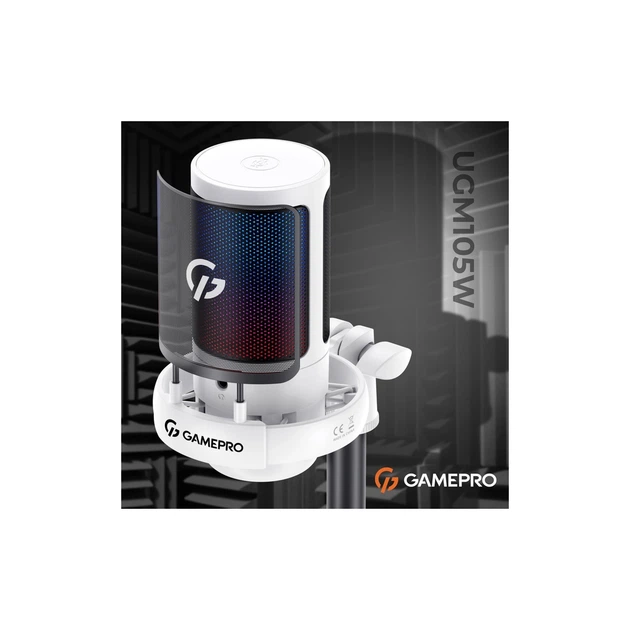 Микрофон GamePro UGM105W White (UGM105W) - Фото 5 Микрофон GamePro UGM105W White (UGM105W) - изображение 5