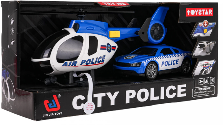 Zestaw Ramiz Helikopter + Autko Policja (5903864980738) - obraz 7