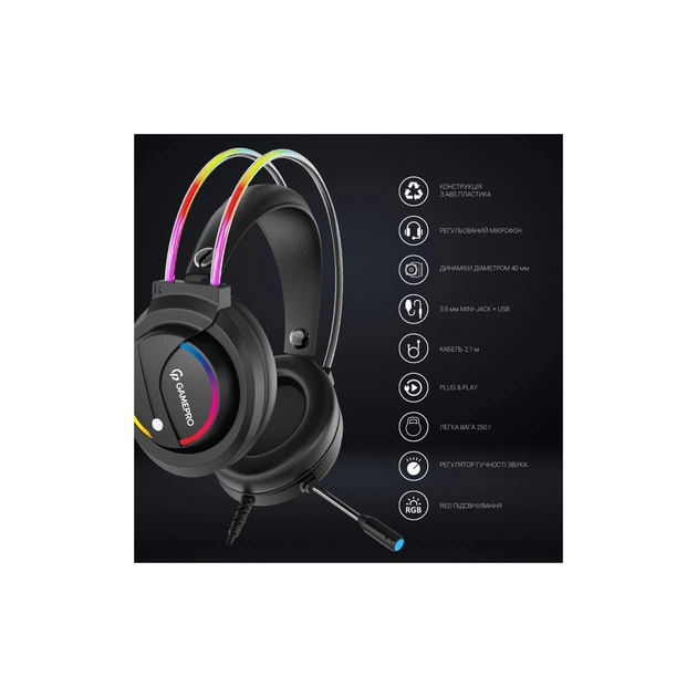 Наушники GamePro HS733 Black - изображение 8