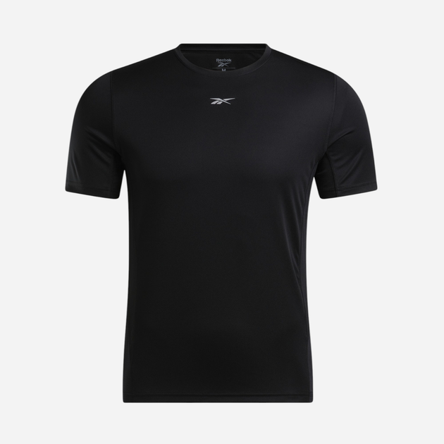 Футболка спортивна чоловіча Reebok Running Ss Speedwick Tee 100070571 S Чорна (4066761025436) - зображення 5