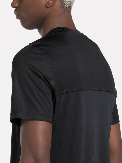 Koszulka sportowa męska Reebok Running Ss Speedwick Tee 100070571 XL Czarna (4066761025283) - obraz 4