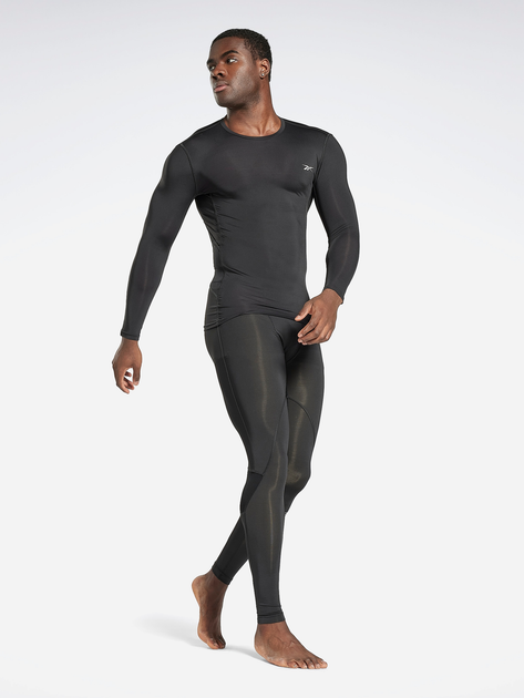 Spodnie legginsy treningowe męskie Reebok Id Train Compr Tight 100055052 S Czarne (4065431068971) - obraz 3