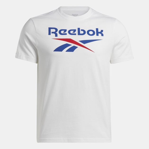 Koszulka męska bawełniana Reebok Identity Big Logo Tee 100071175 XL Biała (4066763454111) - obraz 4