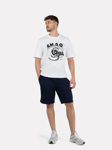Футболка бавовняна довга чоловіча Reebok Gs Hs Shaq Spiral Tee 100218841 S Біла (1200161542312) - зображення 3