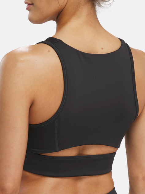 Спортивний топ для фітнесу жіночий Reebok Id Train High Support Bra 100075420 L Чорний (1200143286128) - зображення 4