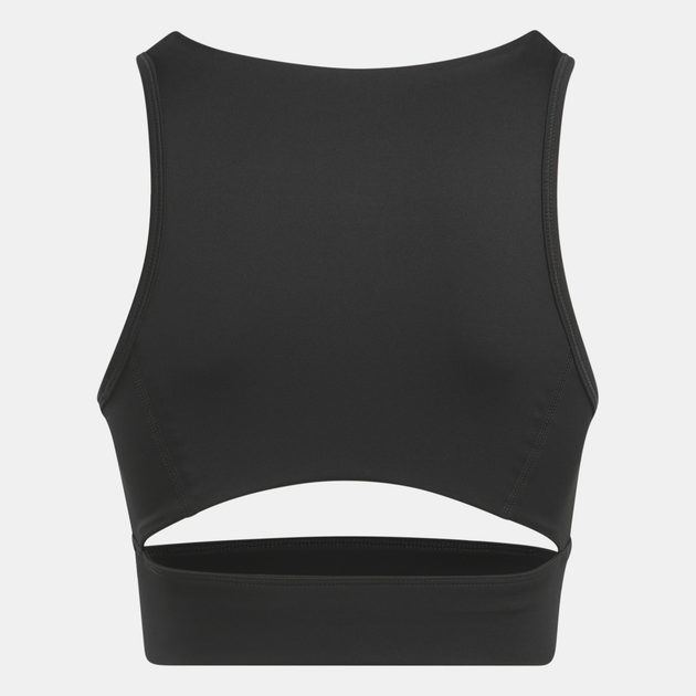 Спортивний топ для фітнесу жіночий Reebok Id Train High Support Bra 100075420 L Чорний (1200143286128) - зображення 7