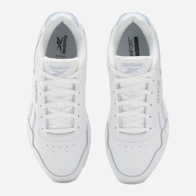Sneakersy damskie Reebok Glide 100210004 40.5 (9.5US) Białe z jasnoniebieskim (1200161264795) - obraz 4