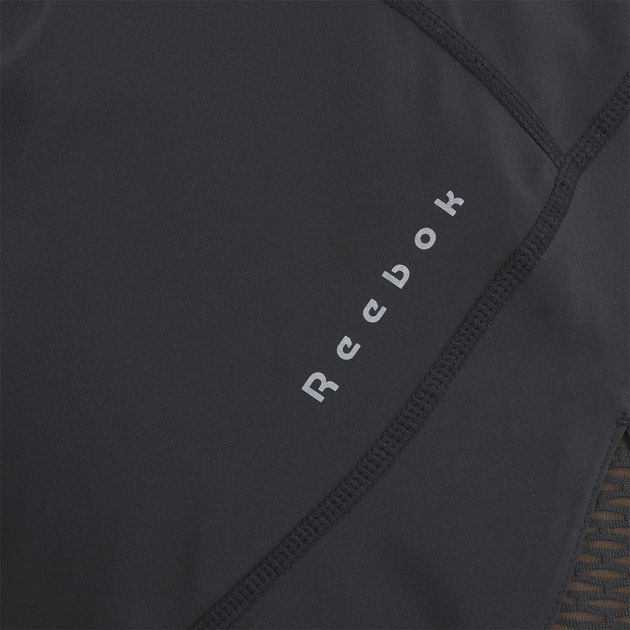 Spodenki sportowe damskie krótkie Reebok Running 2 In 1 Short 100075412 L Czarne (1200143285565) - obraz 7