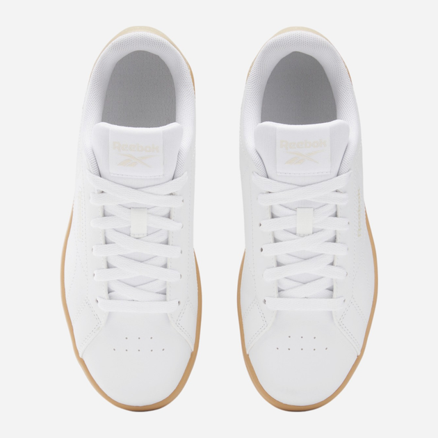 Жіночі кеди низькі Reebok Court Clean 100208927 40.5 (9.5US) Білі з коричневим (1200161388910) - зображення 4