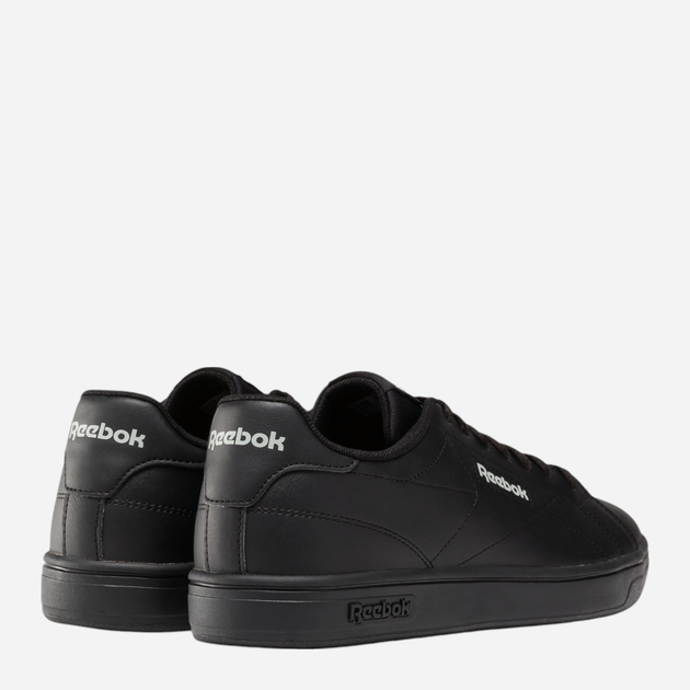 Sneakersy męskie Reebok Court Clean 100074370 47 (12UK) Czarne (1200143034569) - obraz 2