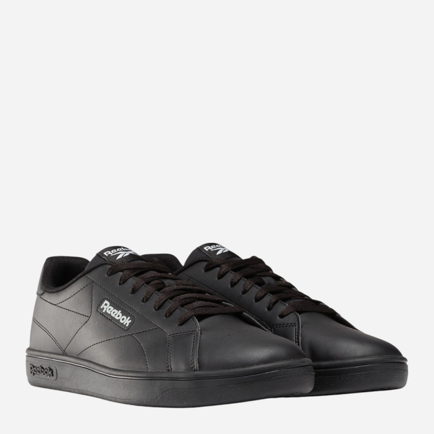 Sneakersy młodzieżowe chłopięce Reebok Court Clean 100074370 38.5 (6.5US) Czarne (1200143034194) - obraz 3