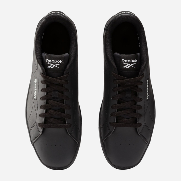Підліткові кеди для хлопчика Reebok Court Clean 100074370 37 (5.5US) Чорні (1200143034132) - зображення 5