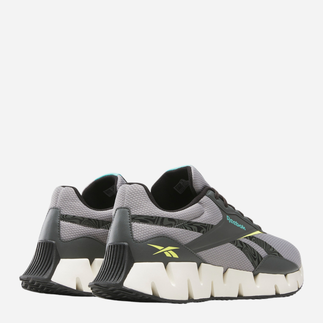 Чоловічі кросівки для бігу Reebok Zig Dynamica Str 100209976 44 (10.5US) Сірі (1200161224164) - зображення 3