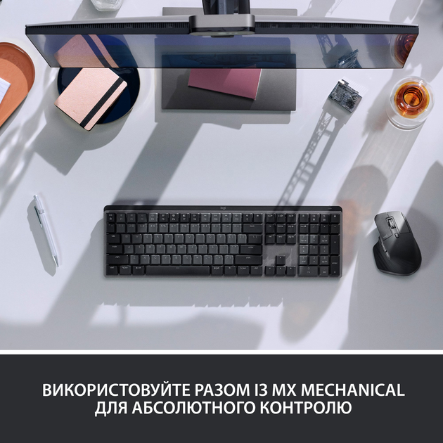 Мышь Logitech MX Master 3S Performance Wireless Mouse Bluetooth Graphite (910-006559) - изображение 9
