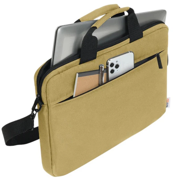 Сумка для ноутбука Dicota BASE XX Laptop Case Slim 13-14.1" Camel Brown (7640186417259) - зображення 4