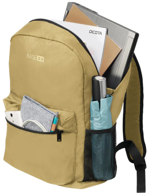 Plecak na laptopa Dicota BASE XX B2 15.6" Camel Brown (7640186417310) - obraz 4