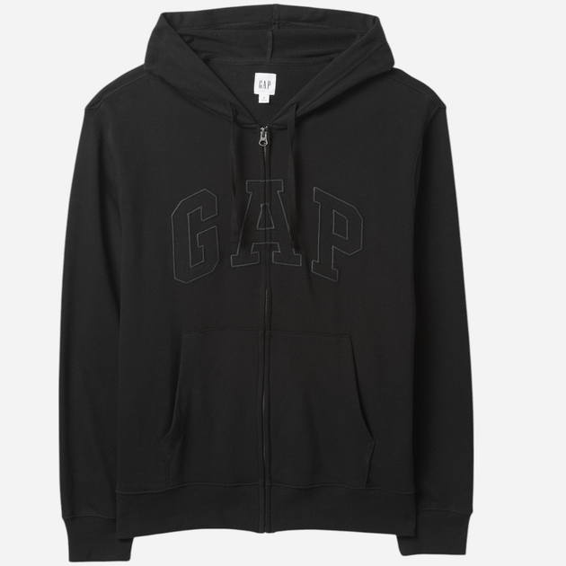 Bluza męska rozpinana streetwear z kapturem GAP 868454-11 L Czarna - obraz 4