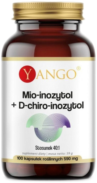 Suplement diety Yango Mio-inozytol+D-chiro-inozytol 100 kapsułek (5904194063658) - obraz 1