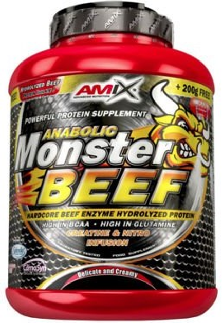 Протеїнова добавка Amix Anabolic Monster Beef 90% Jar Chocolate 1000 г (8594159534084) - зображення 1