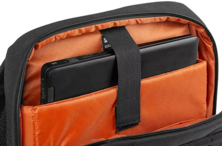 Plecak na laptopa Natec Niala Ginger Orange 15.6" Black (NTO-2240) - obraz 14