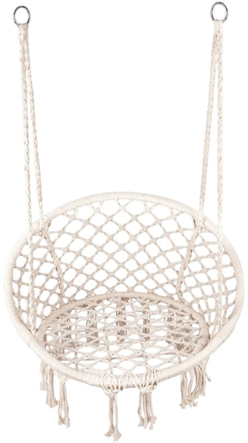Підвісне крісло ModernHome by Multistore Boho (GW-076 WHITE) - зображення 3