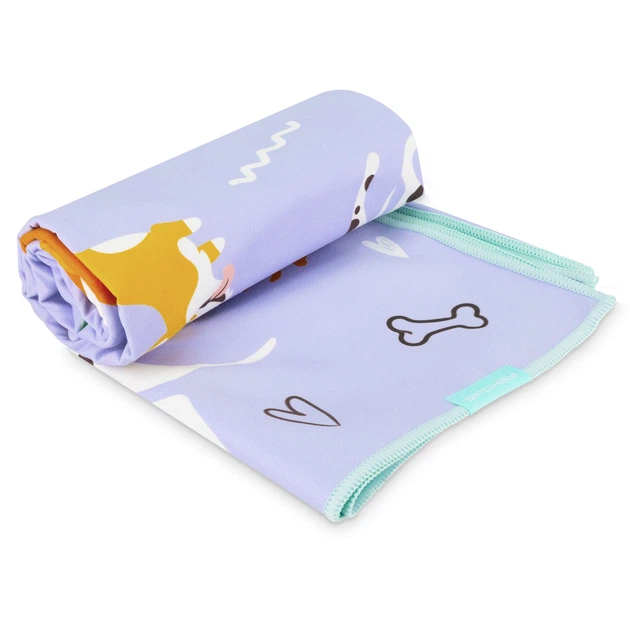 Ręcznik Spokey KIDDY 943518 szybkoschnący 80 x 160 cm śliczne psy i koty (5905339435187) - obraz 2