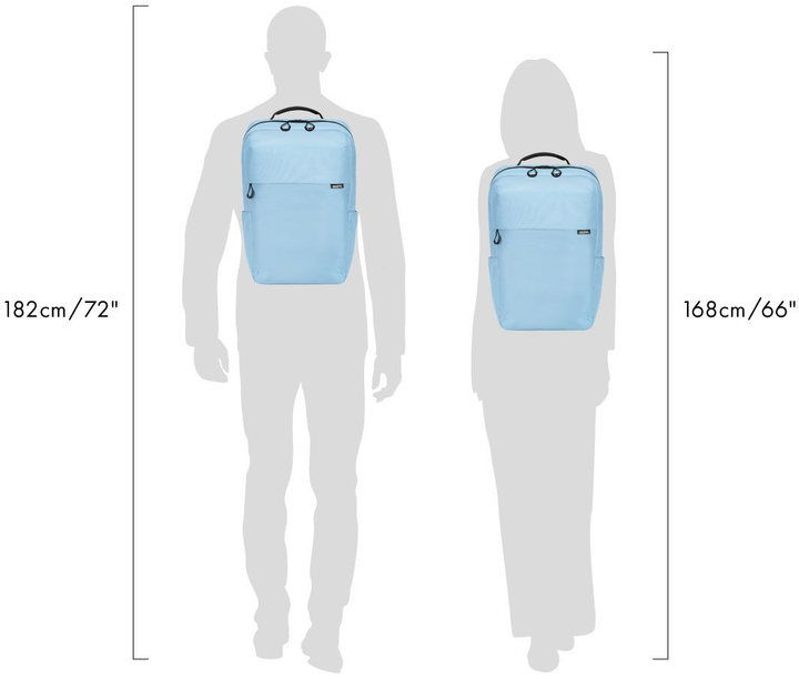 Рюкзак для ноутбука Dicota Commuter 13-16" Ice Blue (D32122-RPET) - зображення 7