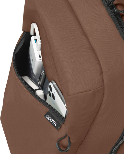 Plecak na laptopa Dicota Commuter 13-16" Brown (D32124-RPET) - obraz 5