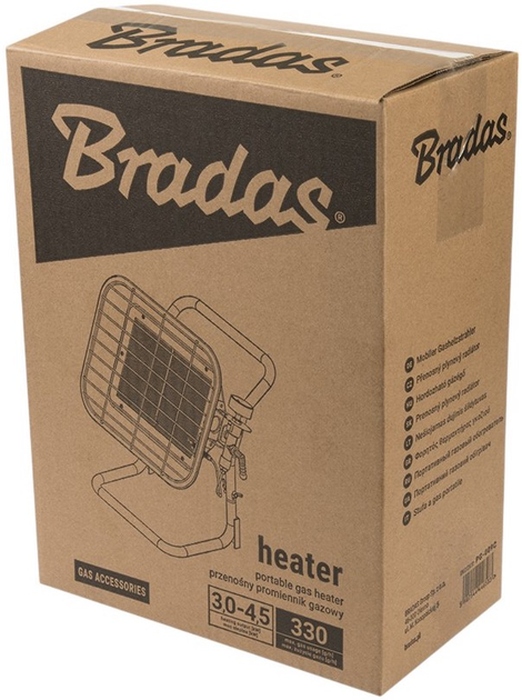 Promiennik gazowy Bradas PG-009C - obraz 4