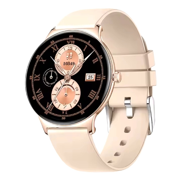 Смарт часы Smart Value Vision Pro Женские Прием звонков 2 Ремешка Gold - изображение 2