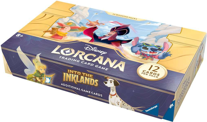 Набір карток Ravensburger Disney Lorcana Into The Inklands Booster Set3 Display 24 (5902490426177) - зображення 1