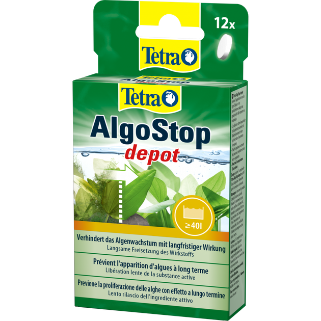 Средство Tetra Algostop для аквариума против водорослей 12 таблеток на 240 л - Фото 2 Средство Tetra Algostop для аквариума против водорослей 12 таблеток на 240 л - изображение 2
