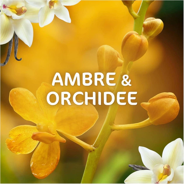 Універсальні парфумовані капсули з Lenor для прання одягу Dash P&G 5 actions Ambre & Orchidee All in 1Pods Box 35шт/уп - Фото 4 Універсальні парфумовані капсули з Lenor для прання одягу Dash P&G 5 actions Ambre & Orchidee All in 1Pods Box 35шт/уп - зображення 4