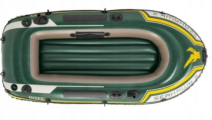Надувний човен Intex Seahawk 2 68347NP 236 x 41 x 114 см Зелений (6941057463476) - зображення 3
