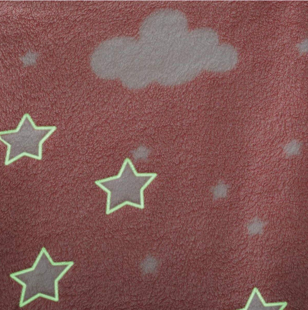 Koc do pokoju dziecięcego Atmosphera for kids Różowy 150 x 125 cm (3560238673607) - obraz 4