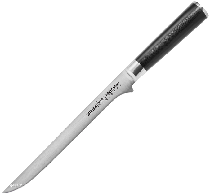 Кухонный нож Samura Mo-V филейный 218 мм Black (SM-0048) – купить ...