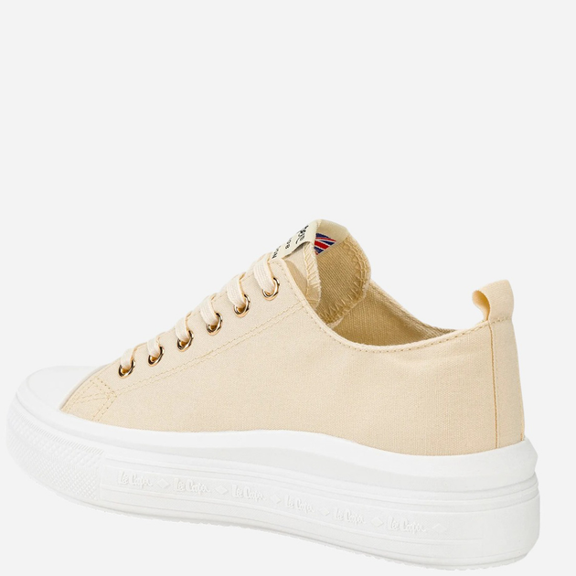 Жіночі кеди низькі Lee Cooper LCW-24-44-2464L 37 24.1 см Бежеві (5904292160198) - зображення 3