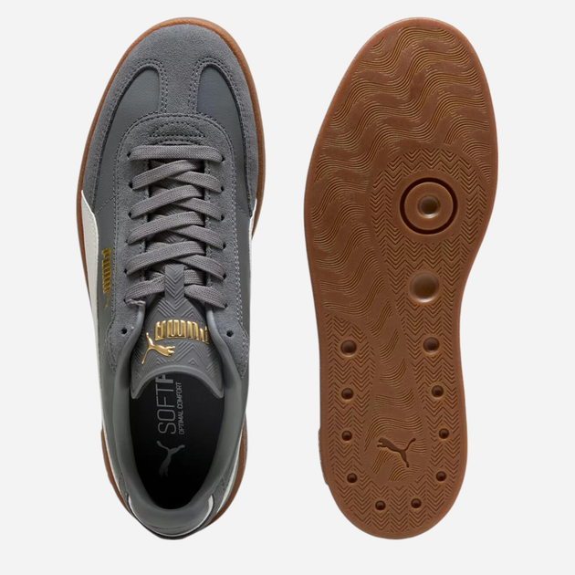 Sneakersy męskie do kostki Puma Club II 39744719 41 (7.5UK) Szary/Biały - obraz 4