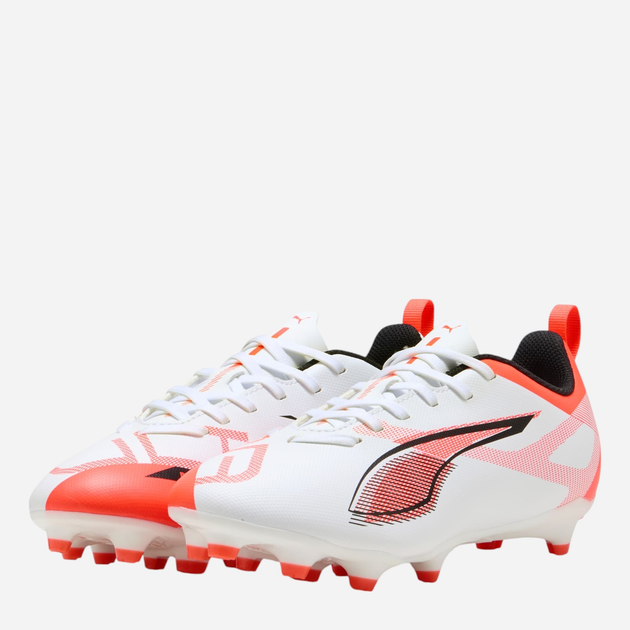 Buty piłkarskie korki młodzieżowe chłopięce Puma Ultra 5 Play FG/AG Jr 10817001 36 (3.5UK) Białe - obraz 2